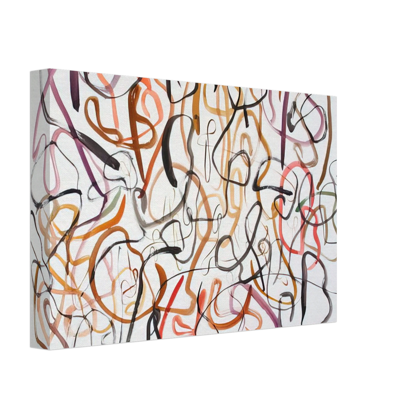 William Saroyan - #5 April 28, 1963 NYC - 1963 Canvas - 70x100 cm / 28x40 inches-canvas