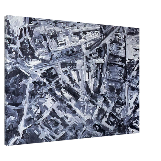Gerhard Richter - TOWNSCAPE PL 1970 0 Canvas - 20x30 cm / 8x12 inches-canvas
