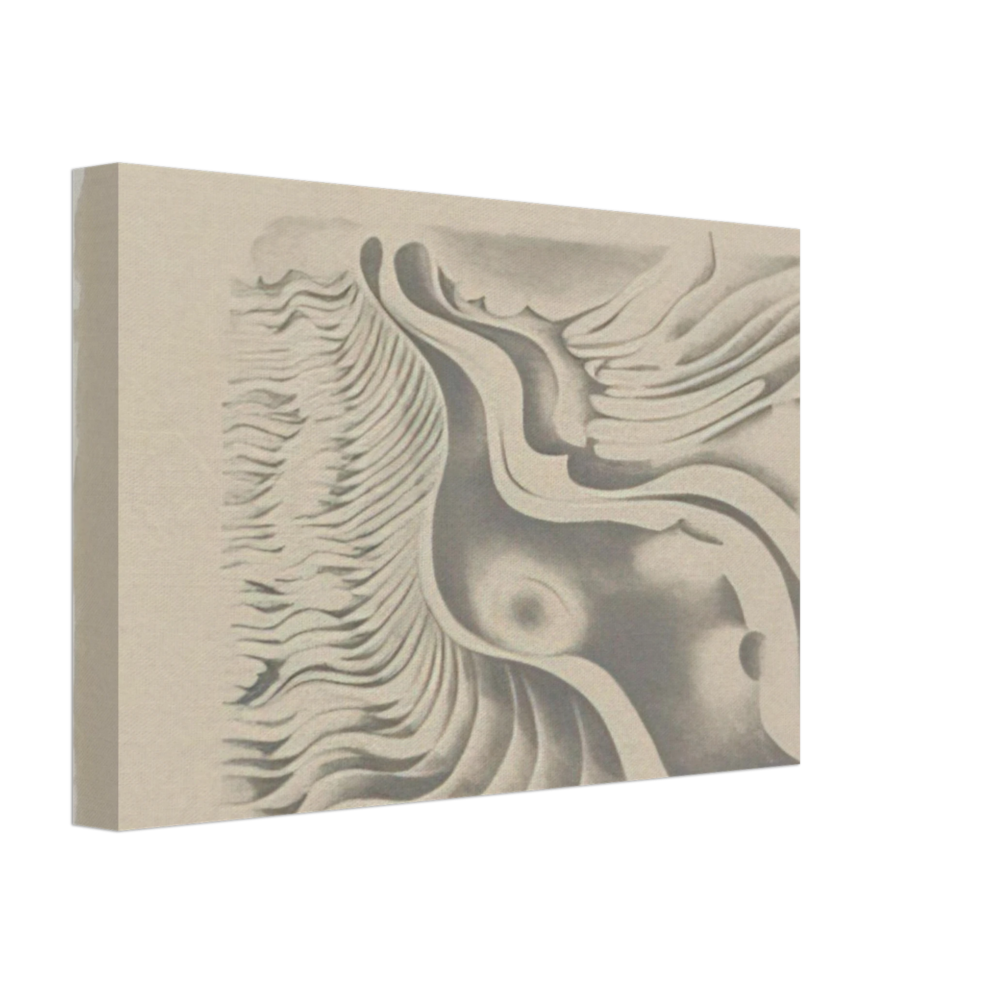 Lee Bontecou - FIFTEENTH STONE 1980 Canvas - 40x60 cm / 16x24 inches-canvas