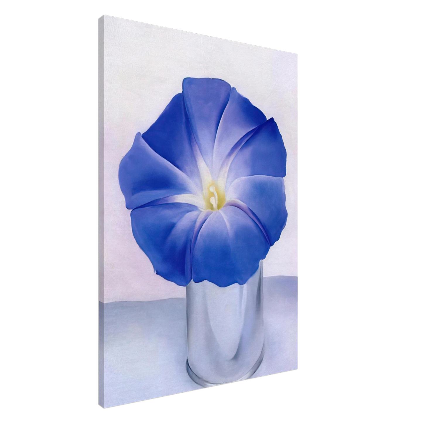 Georgia O'Keeffe - Blue Morning Glory Canvas - 20x30 cm / 8x12 inches-canvas