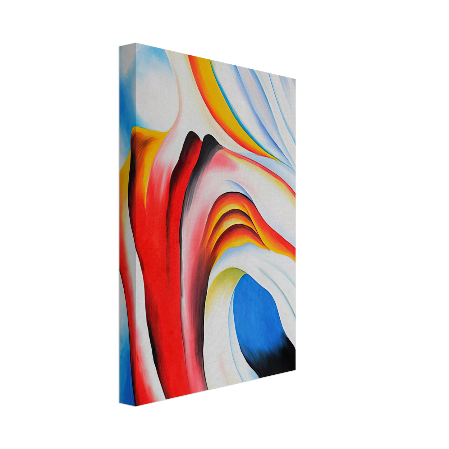 Georgia O'Keeffe - Music Pink and Blue Canvas - 40x60 cm / 16x24 inches-canvas