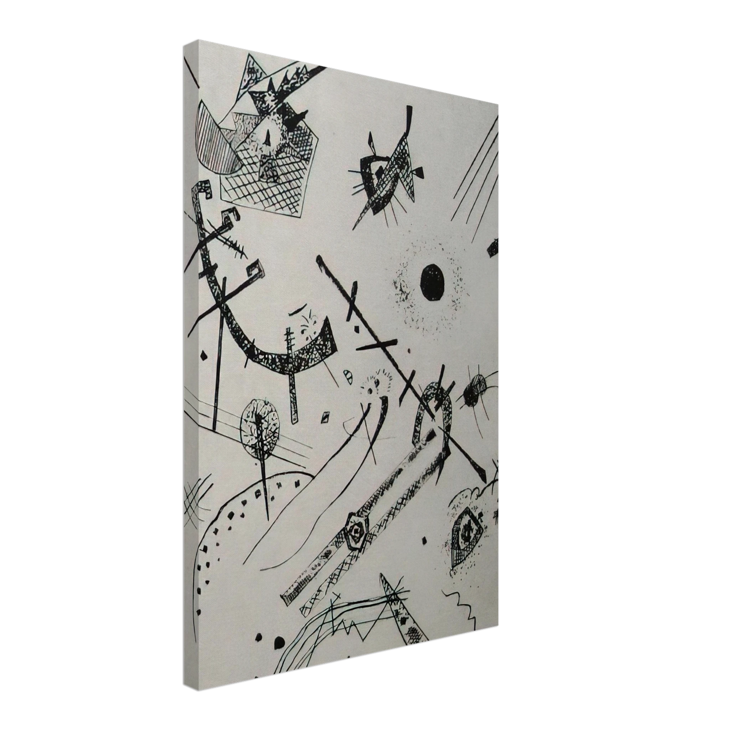 Wassily Kandinsky - SMALL WORLDS XI 1922 Canvas - 40x60 cm / 16x24 inches-canvas