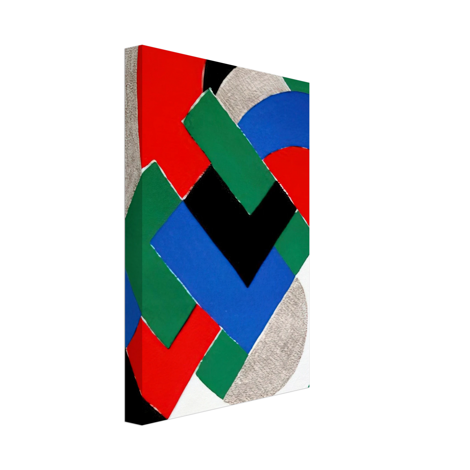 Sonia Delaunay - COMPOSITION WITH GREEN AND BLUE Canvas - 40x60 cm / 16x24 inches-canvas