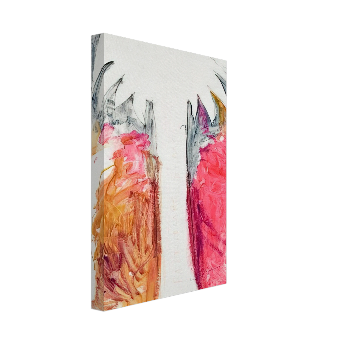 Mario Schifano - Detail of oasis - 1980 Canvas - 40x60 cm / 16x24 inches-canvas