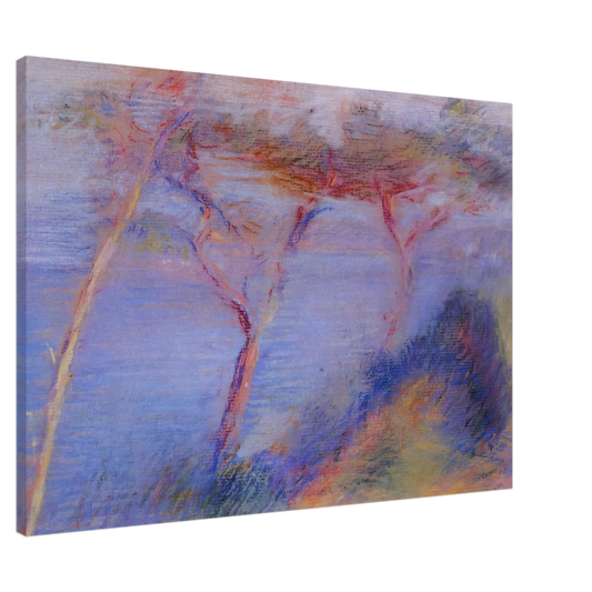 Henri-Edmond Cross - Landscape Canvas - 20x30 cm / 8x12 inches-canvas