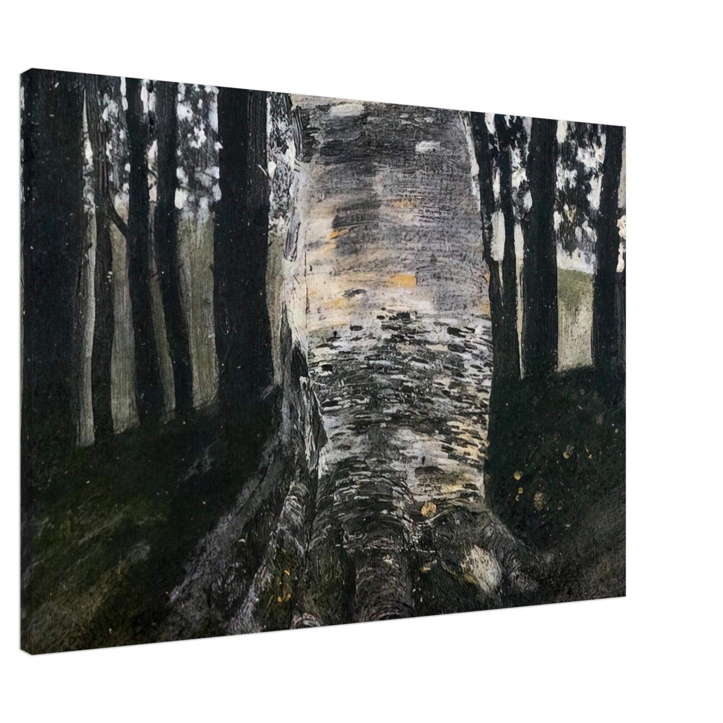 Gustav Klimt - BIRCH IN A FOREST Canvas - 20x30 cm / 8x12 inches-canvas
