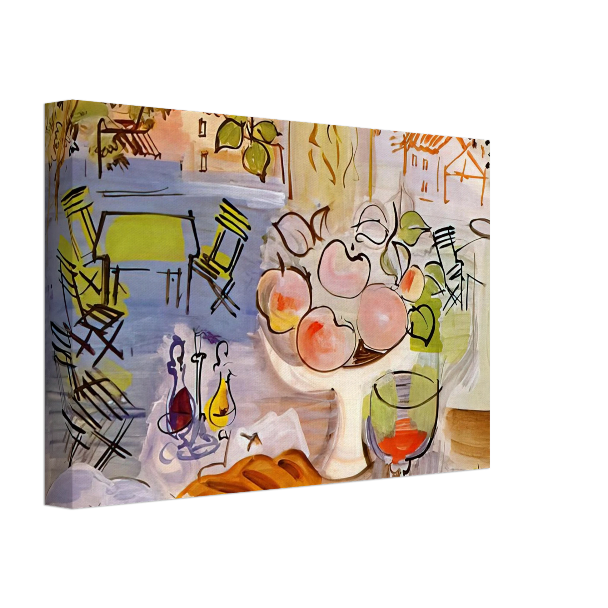 Raoul Dufy - STILL LIFE 1928 Canvas - 70x100 cm / 28x40 inches-canvas