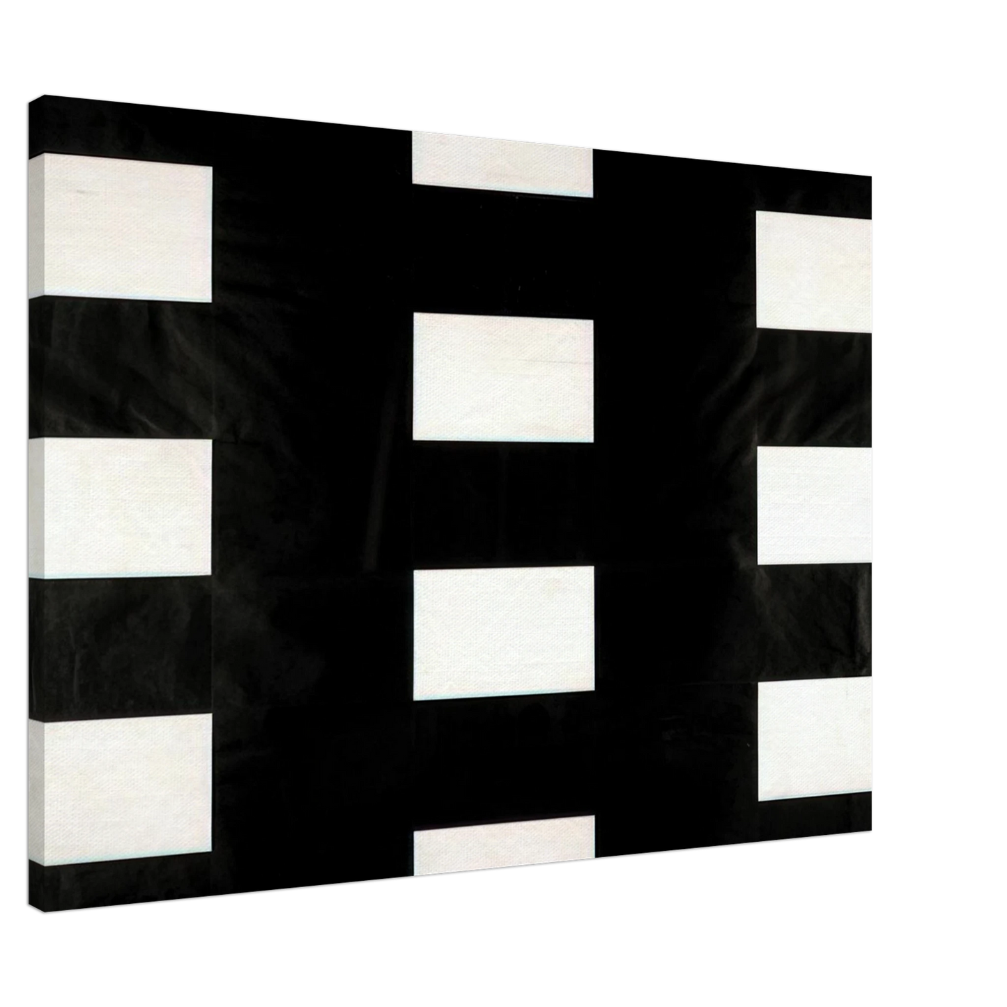 Ellsworth Kelly - White and Black Canvas - 20x30 cm / 8x12 inches-canvas