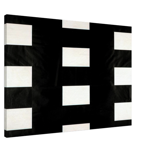 Ellsworth Kelly - White and Black Canvas - 20x30 cm / 8x12 inches-canvas