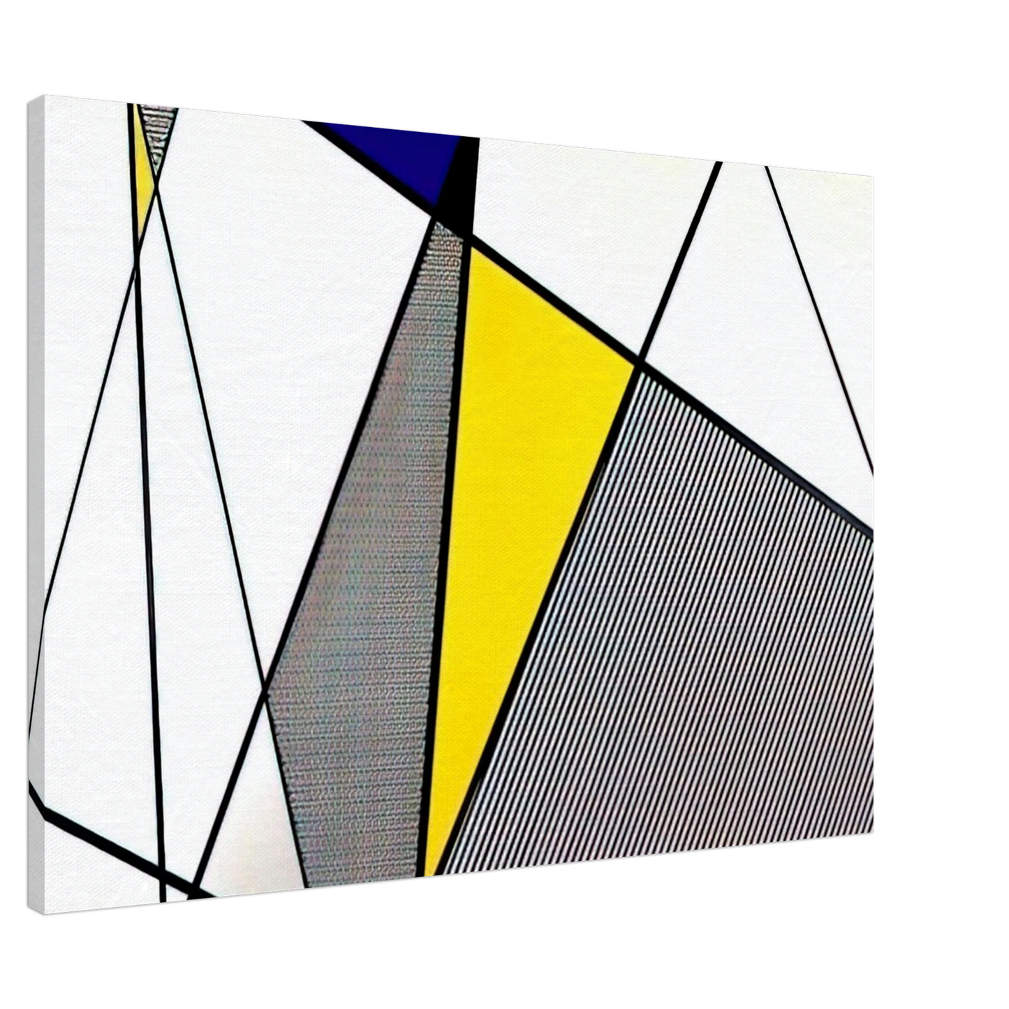 Roy Lichtenstein - PERFECT PAINTING 1 1985 Canvas - 20x30 cm / 8x12 inches-canvas