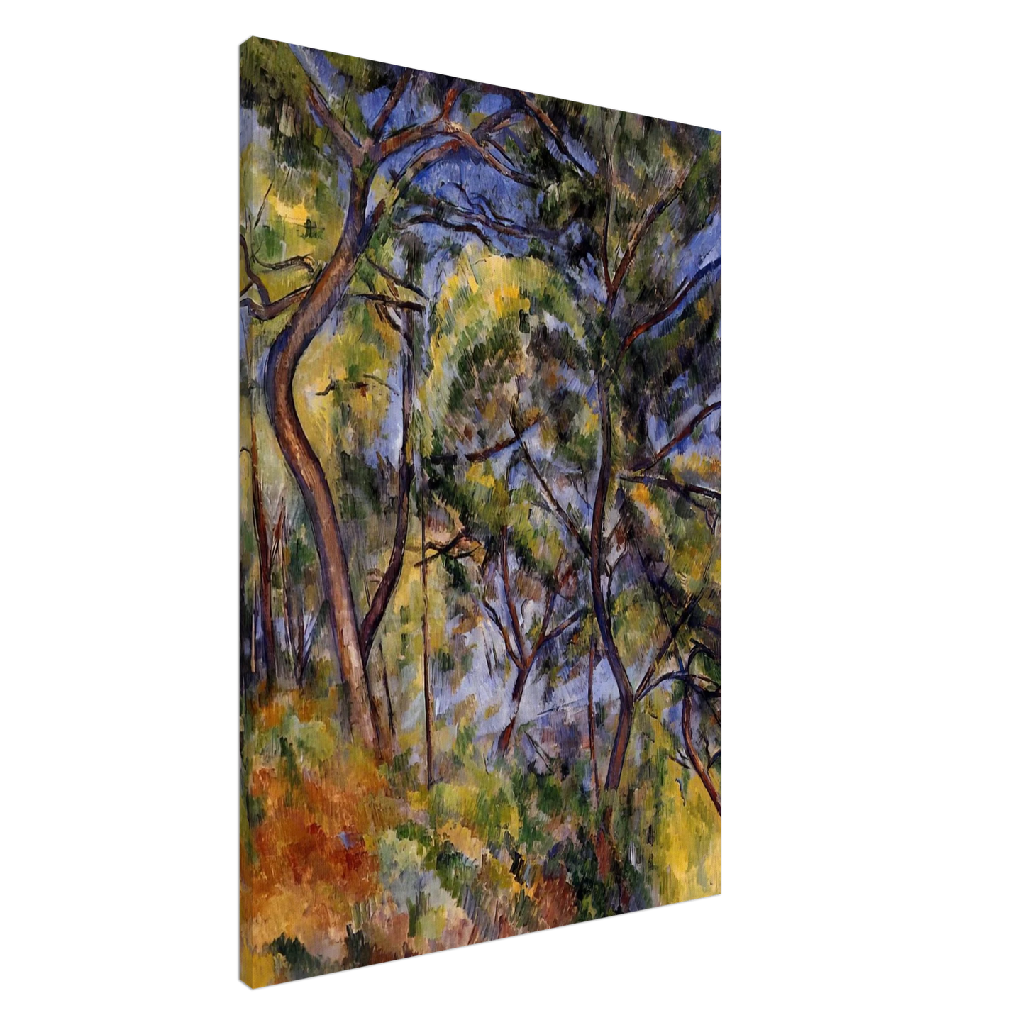 Paul Cezanne - Forest Canvas - 20x30 cm / 8x12 inches-canvas