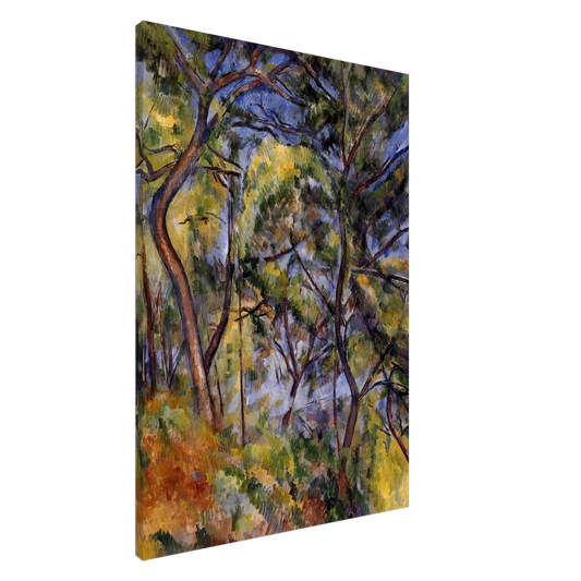 Paul Cezanne - Forest Canvas - 20x30 cm / 8x12 inches-canvas
