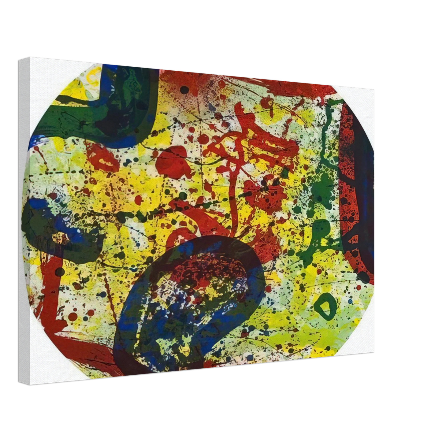 Sam Francis - untitled  sfe363  Canvas - 40x60 cm / 16x24 inches-canvas