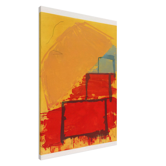John Hoyland - Trickster - 1979 Canvas - 20x30 cm / 8x12 inches-canvas