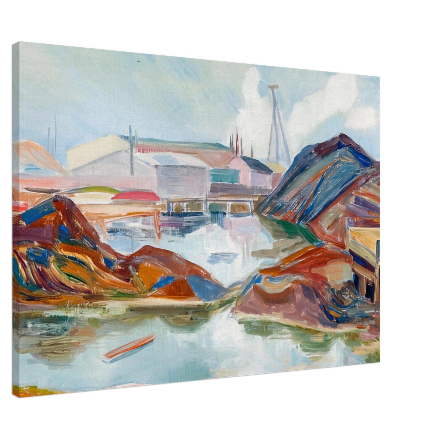 Tove Jansson - Edisviken - 1937 Canvas - 20x30 cm / 8x12 inches-canvas