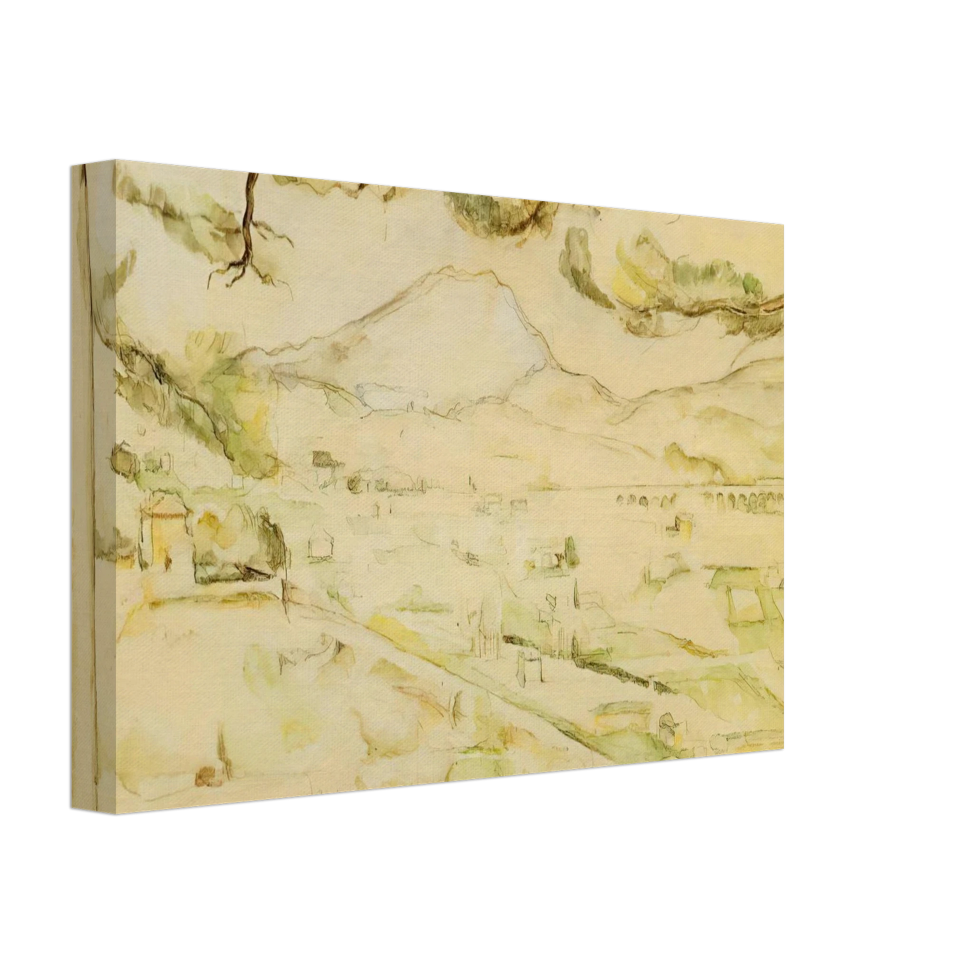 Paul Cezanne - The Arc Valley Canvas - 70x100 cm / 28x40 inches-canvas