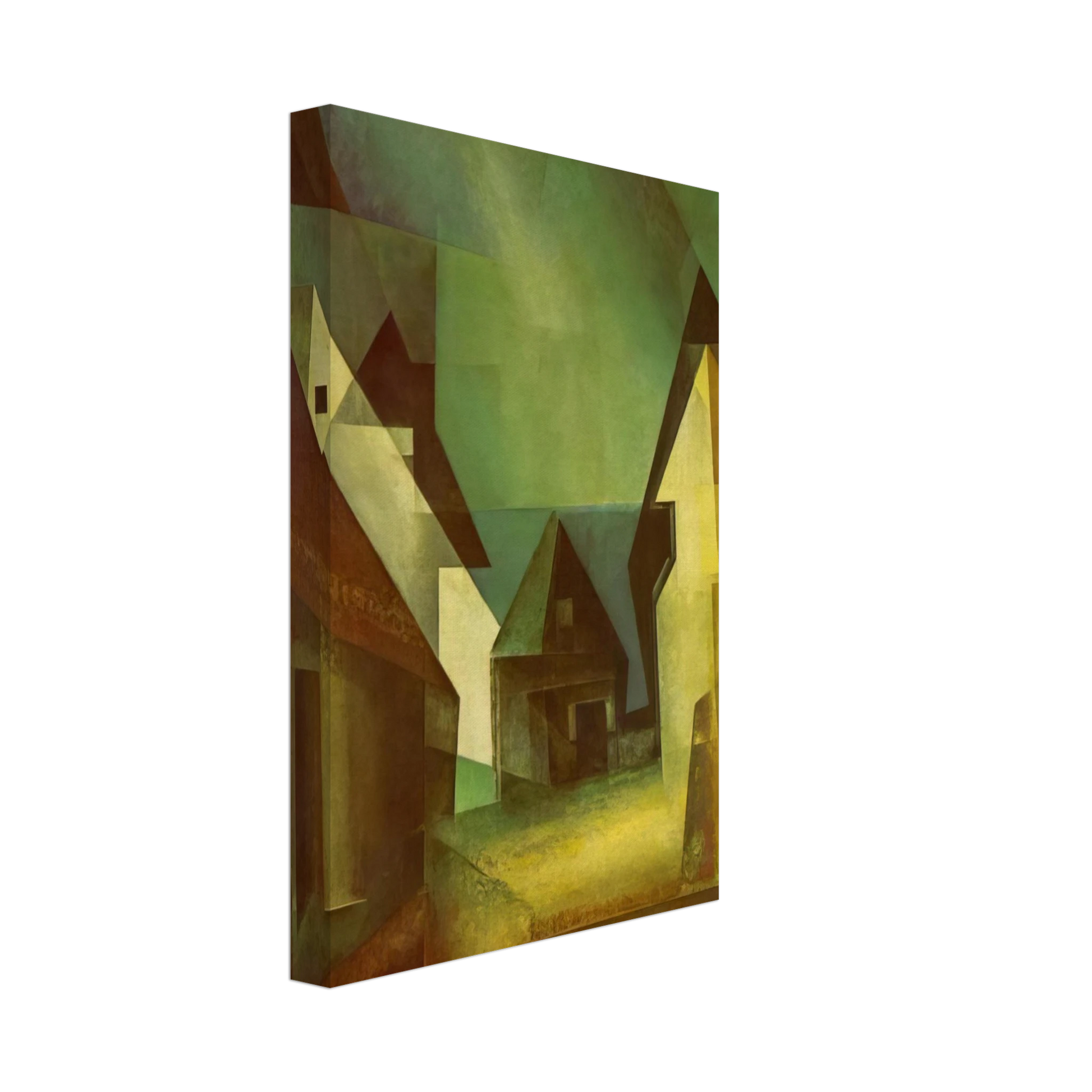 Lyonel Feininger - GABERNDORF II 1924 Canvas - 70x100 cm / 28x40 inches-canvas