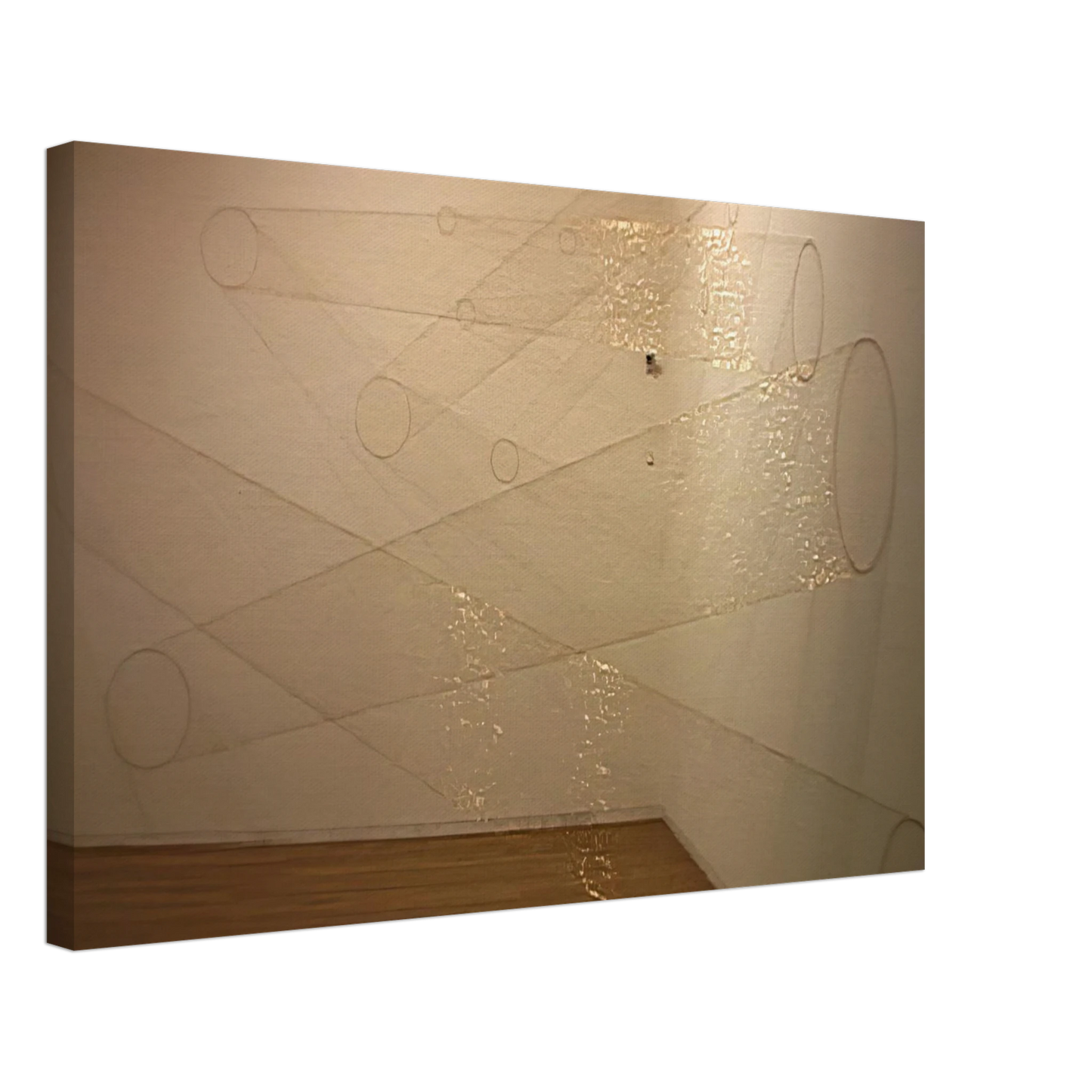 Lygia Pape - Web #1 B - 2002 Canvas - 40x60 cm / 16x24 inches-canvas