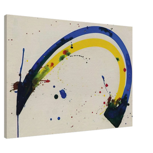 Sam Francis - Untitled  SF66-006  Canvas - 20x30 cm / 8x12 inches-canvas
