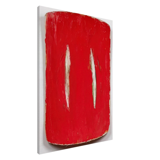 Ron Gorchov - Old Flame - 1974 Canvas - 20x30 cm / 8x12 inches-canvas
