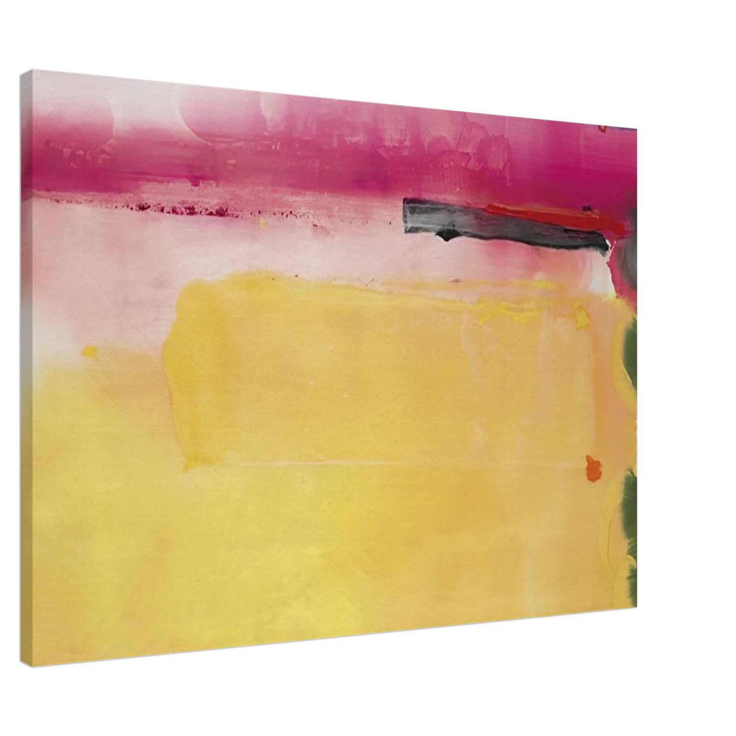 Helen Frankenthaler - Black-Eyed Susan - 1988 Canvas - 20x30 cm / 8x12 inches-canvas