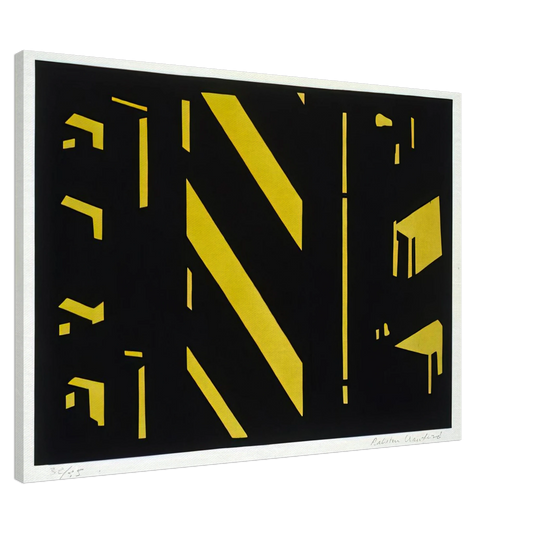 Ralston Crawford - Third Avenue Elevated #1 1951 - Purism Canvas - 20x30 cm / 8x12 inches-canvas