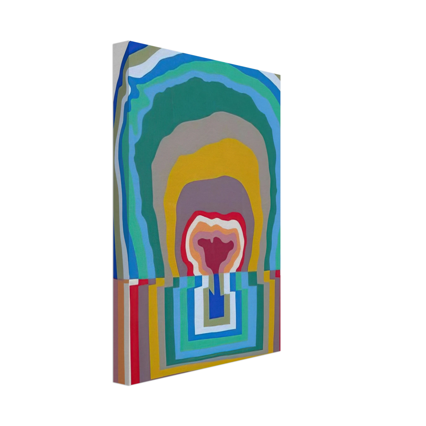 Dieter Roth - Doppelform - 1971 Canvas - 40x60 cm / 16x24 inches-canvas