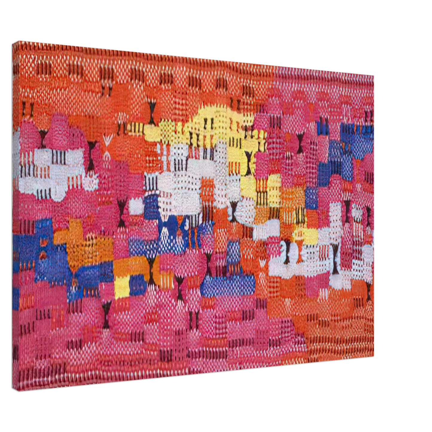 Anni Albers - SOUTH OF THE BORDER 1958 Canvas - 20x30 cm / 8x12 inches-canvas