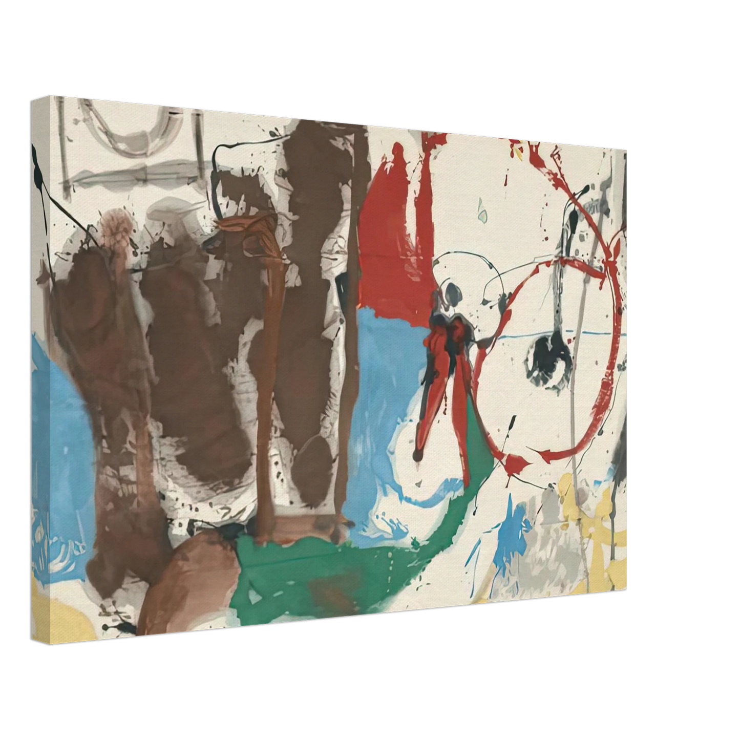 Helen Frankenthaler - Mother Goose Melody, 1959- Canvas - 40x60 cm / 16x24 inches-canvas