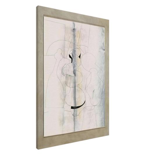 Ben Nicholson - 20 April 1979 vertical stripe - 1979 Canvas - 20x30 cm / 8x12 inches-canvas