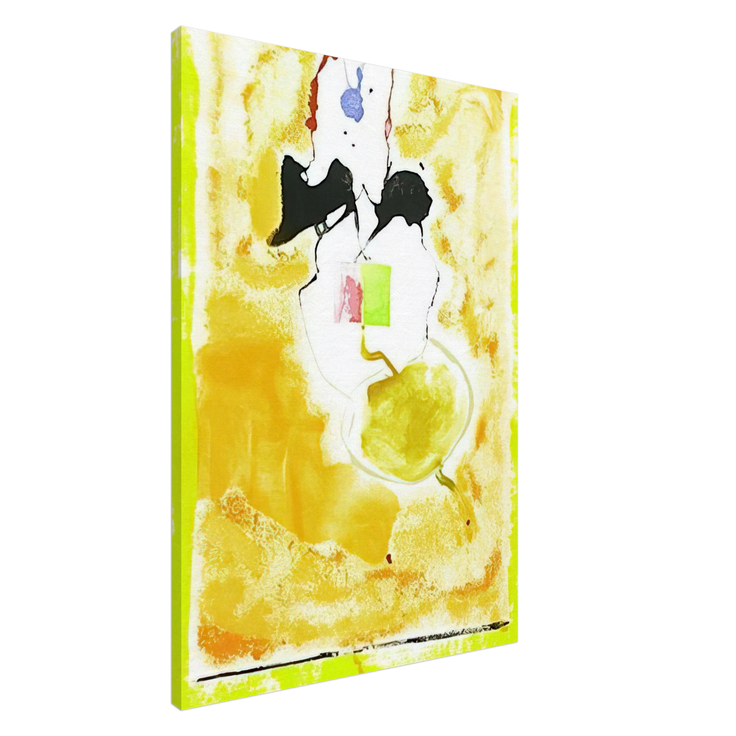 Helen Frankenthaler - Solar Imp - 2001 Canvas - 20x30 cm / 8x12 inches-canvas