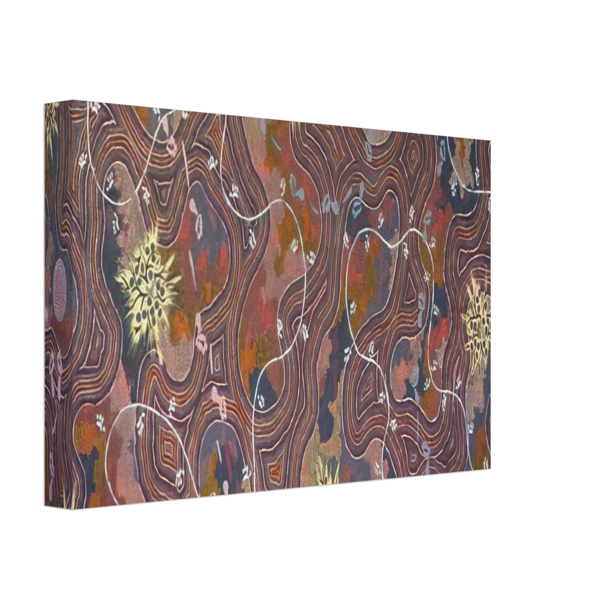 Clifford Possum Tjapaltjarri - Possum Dreaming - 1994 Canvas - 70x100 cm / 28x40 inches-canvas