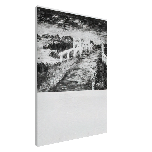 Emil Nolde - Maruchbrucke Canvas - 20x30 cm / 8x12 inches-canvas