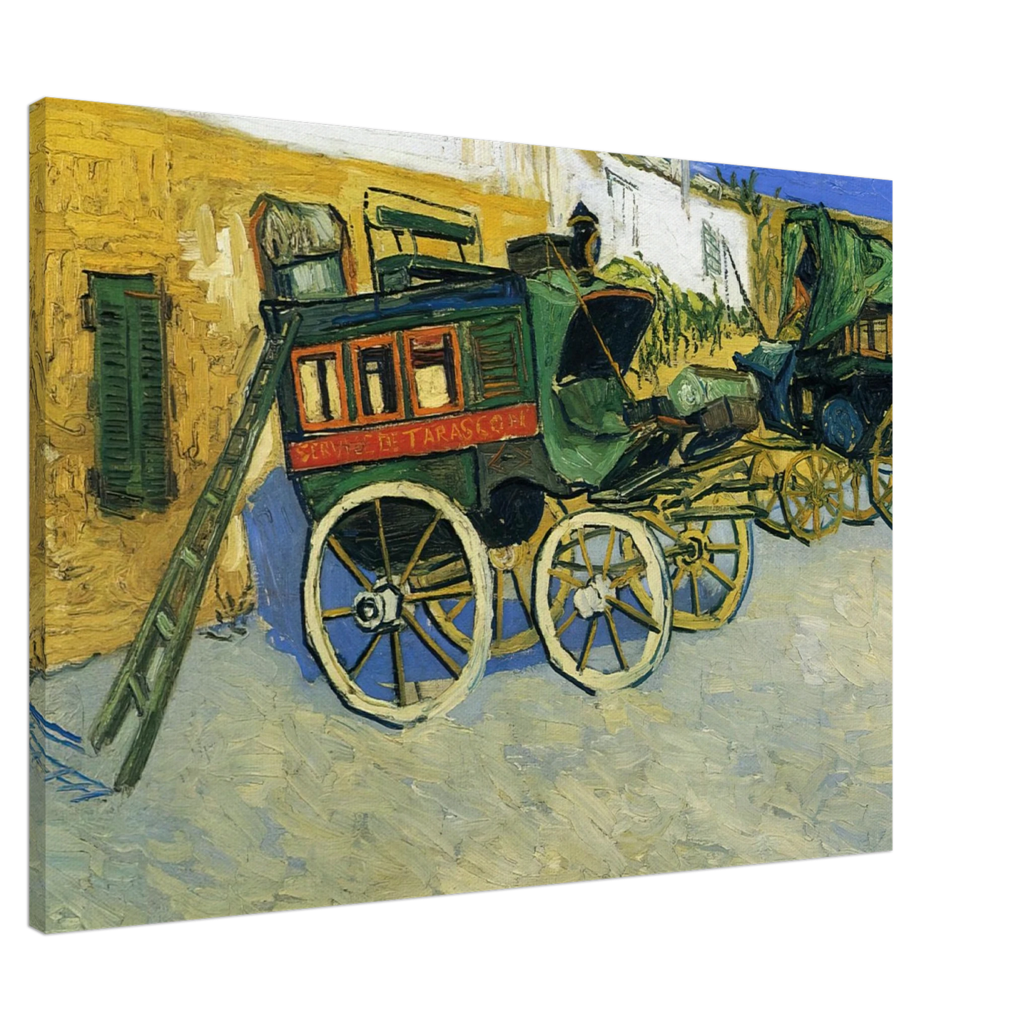 Vincent van Gogh - The Tarascon Diligence Canvas - 20x30 cm / 8x12 inches-canvas