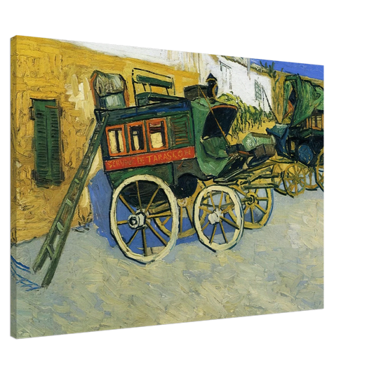 Vincent van Gogh - The Tarascon Diligence Canvas - 20x30 cm / 8x12 inches-canvas