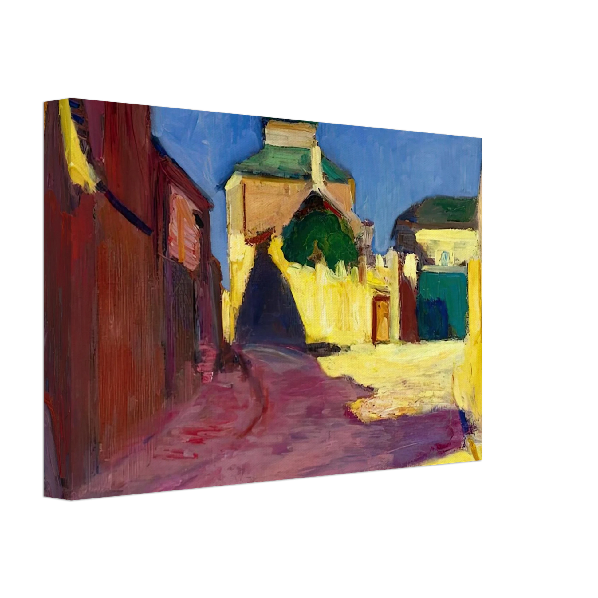 Henri Matisse - UNE RUE A ARCUEIL 1904 Canvas - 40x60 cm / 16x24 inches-canvas