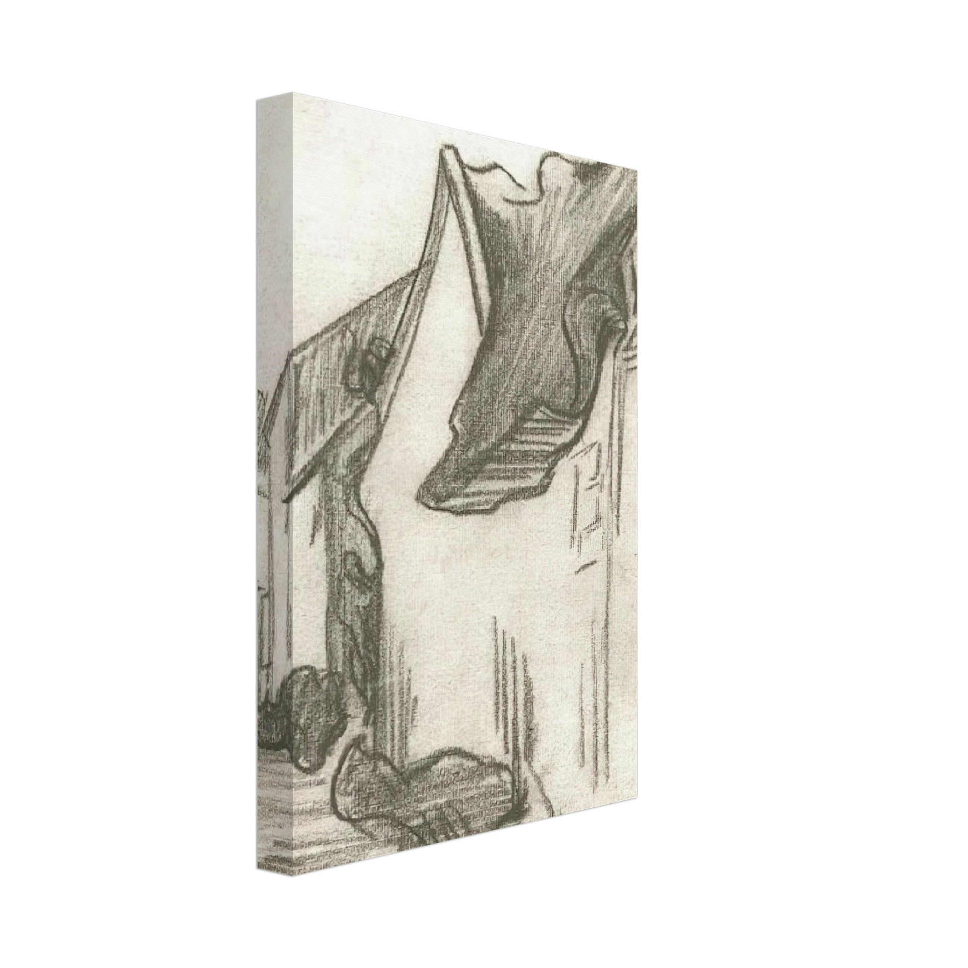 Vincent van Gogh - Village Street, Sketch Canvas - 70x100 cm / 28x40 inches-canvas