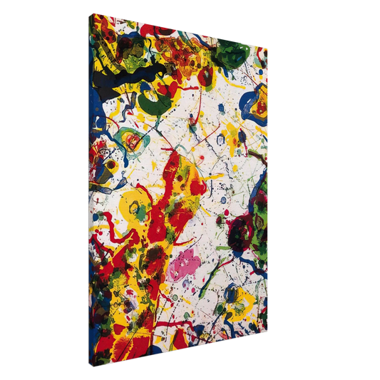 Sam Francis - Untitled  SF-297  L L274  Canvas - 20x30 cm / 8x12 inches-canvas