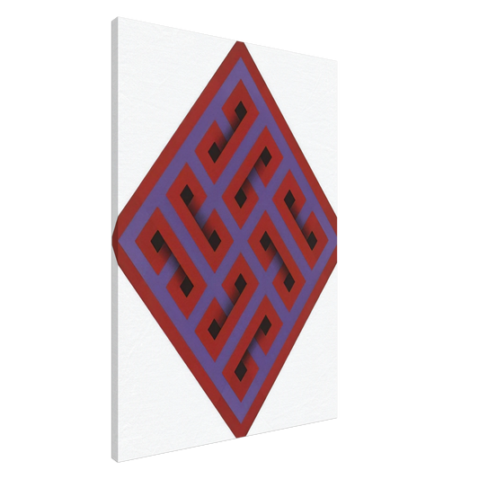 Omar Rayo - Mur-Mur - 1968 Canvas - 20x30 cm / 8x12 inches-canvas