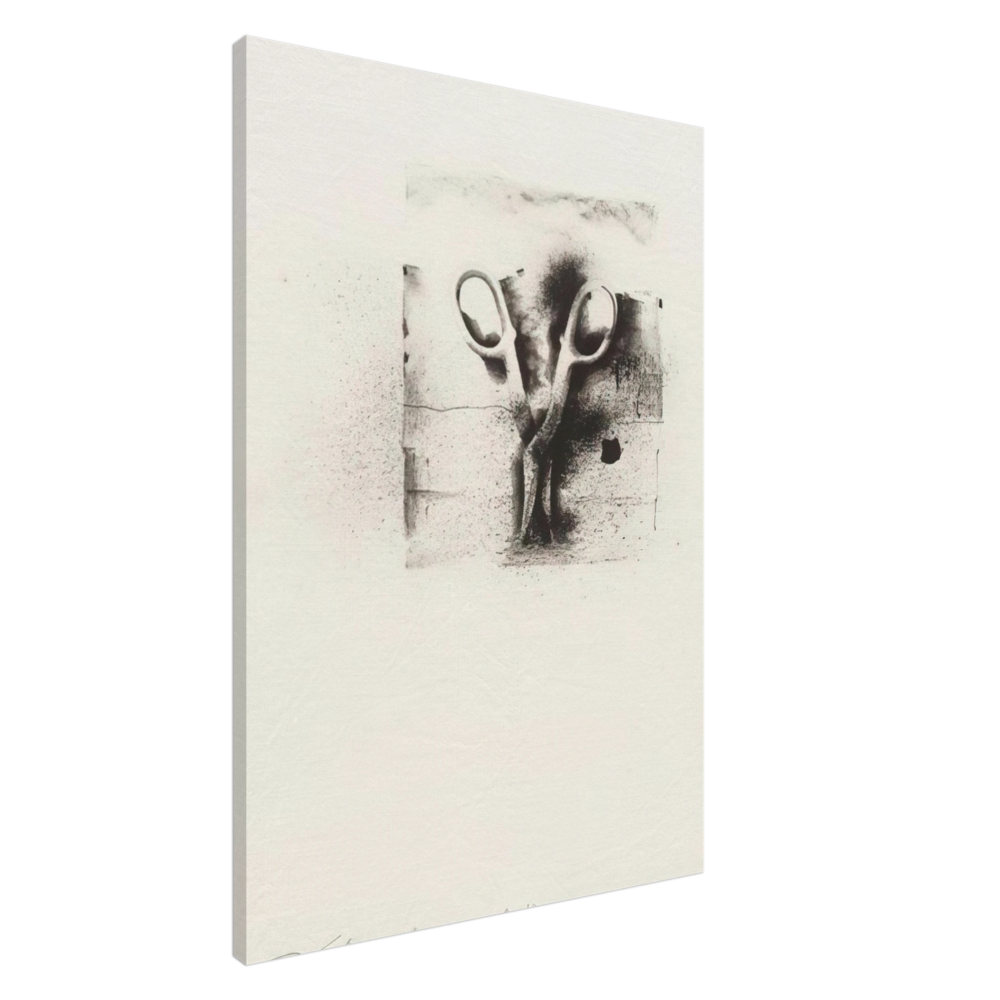 Jim Dine - UNTITLED FROM TEN WINTER TOOLS 1973 2 Canvas - 20x30 cm / 8x12 inches-canvas