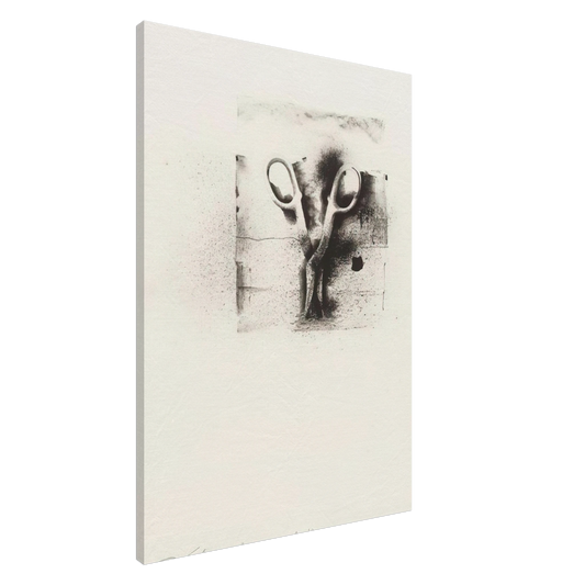 Jim Dine - UNTITLED FROM TEN WINTER TOOLS 1973 2 Canvas - 20x30 cm / 8x12 inches-canvas