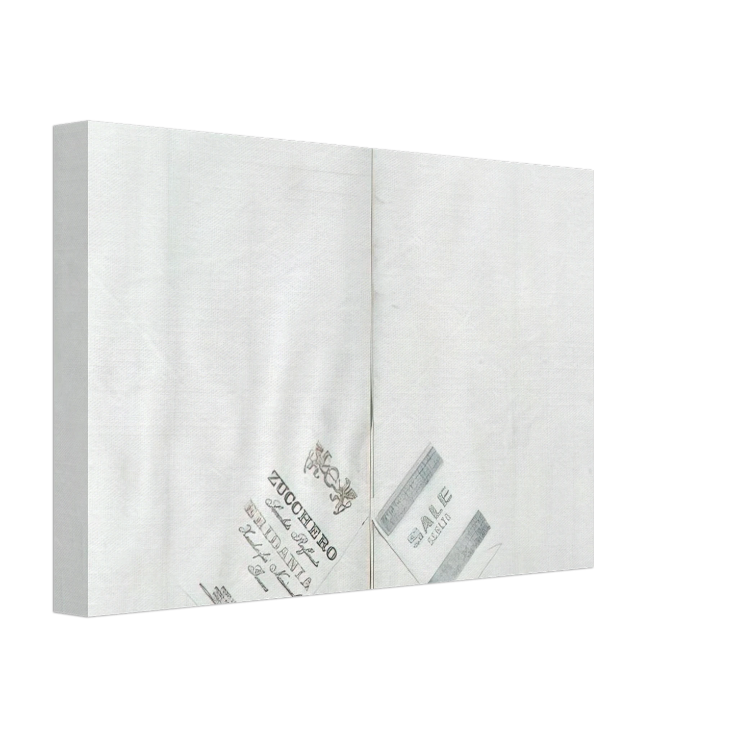 Alighiero Boetti - DA ALIGHIERO NATI A GUIDO BOETTI 1986 Canvas - 40x60 cm / 16x24 inches-canvas