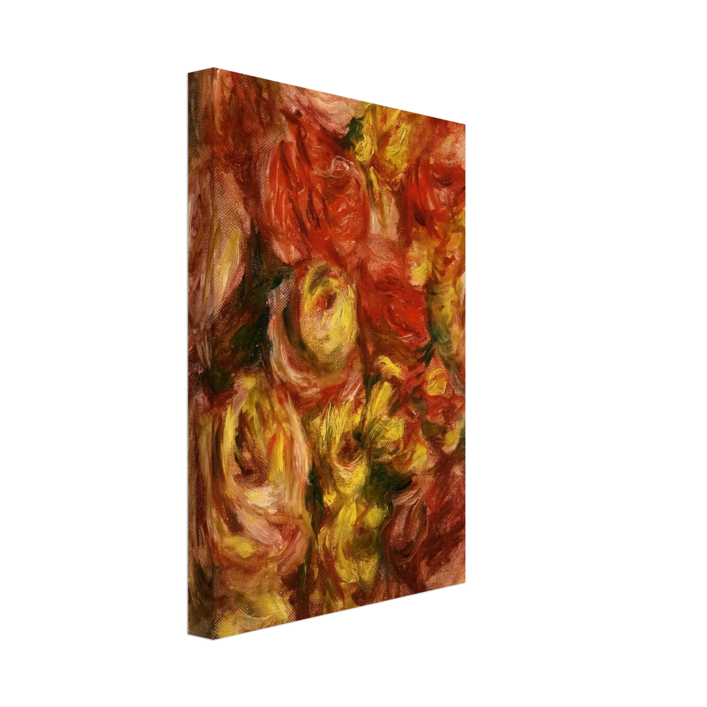 Pierre-Auguste Renoir - Study of Flowers Canvas - 40x60 cm / 16x24 inches-canvas