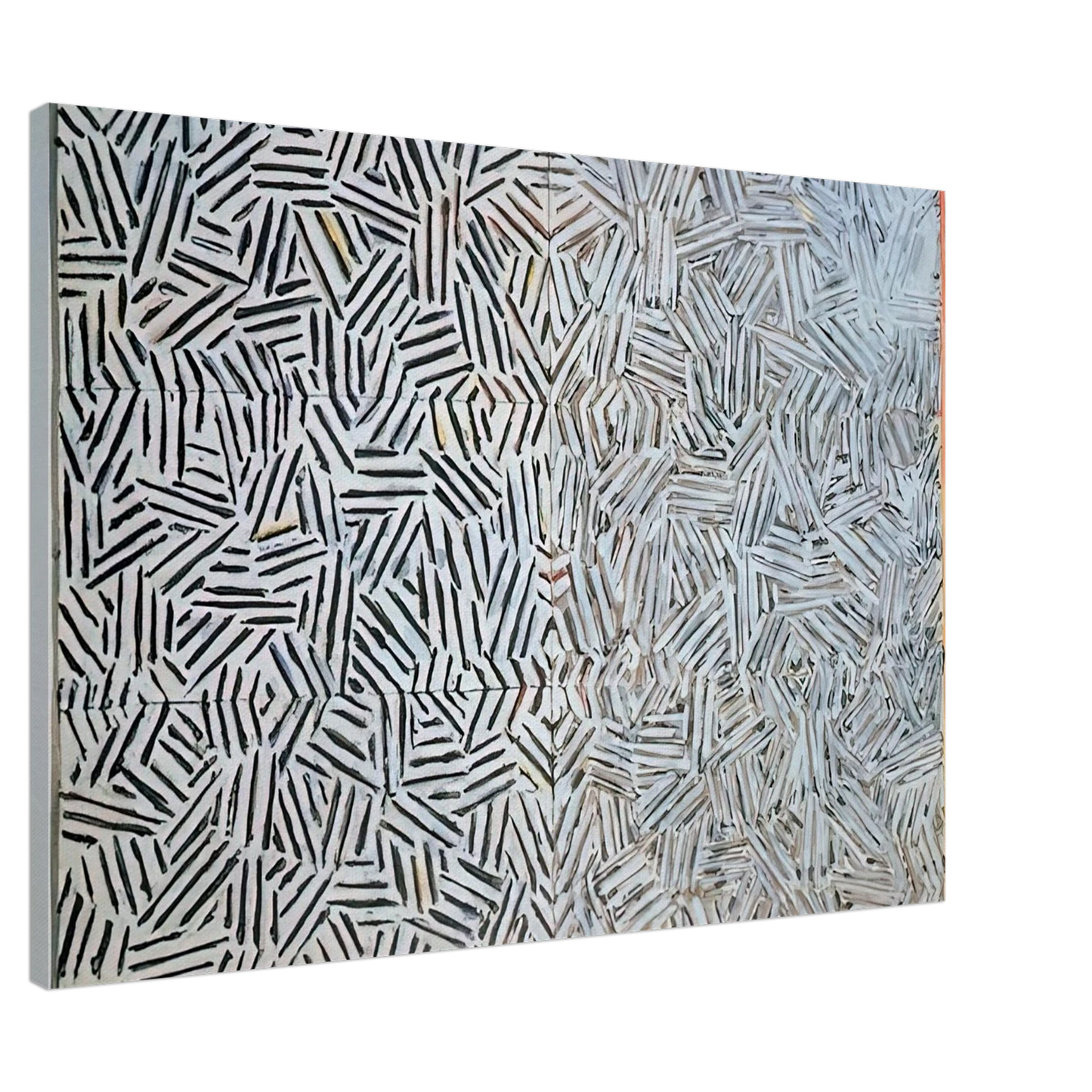 Jasper Johns - CORPSE AND MIRROR 1969 Canvas - 20x30 cm / 8x12 inches-canvas