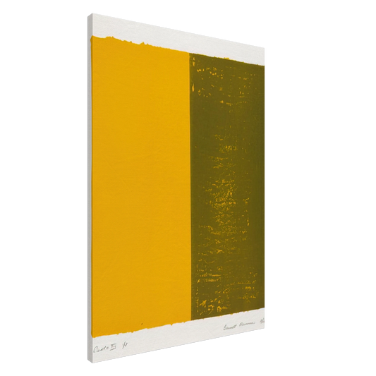 Barnett Newman - Canto XIII Canvas - 20x30 cm / 8x12 inches-canvas