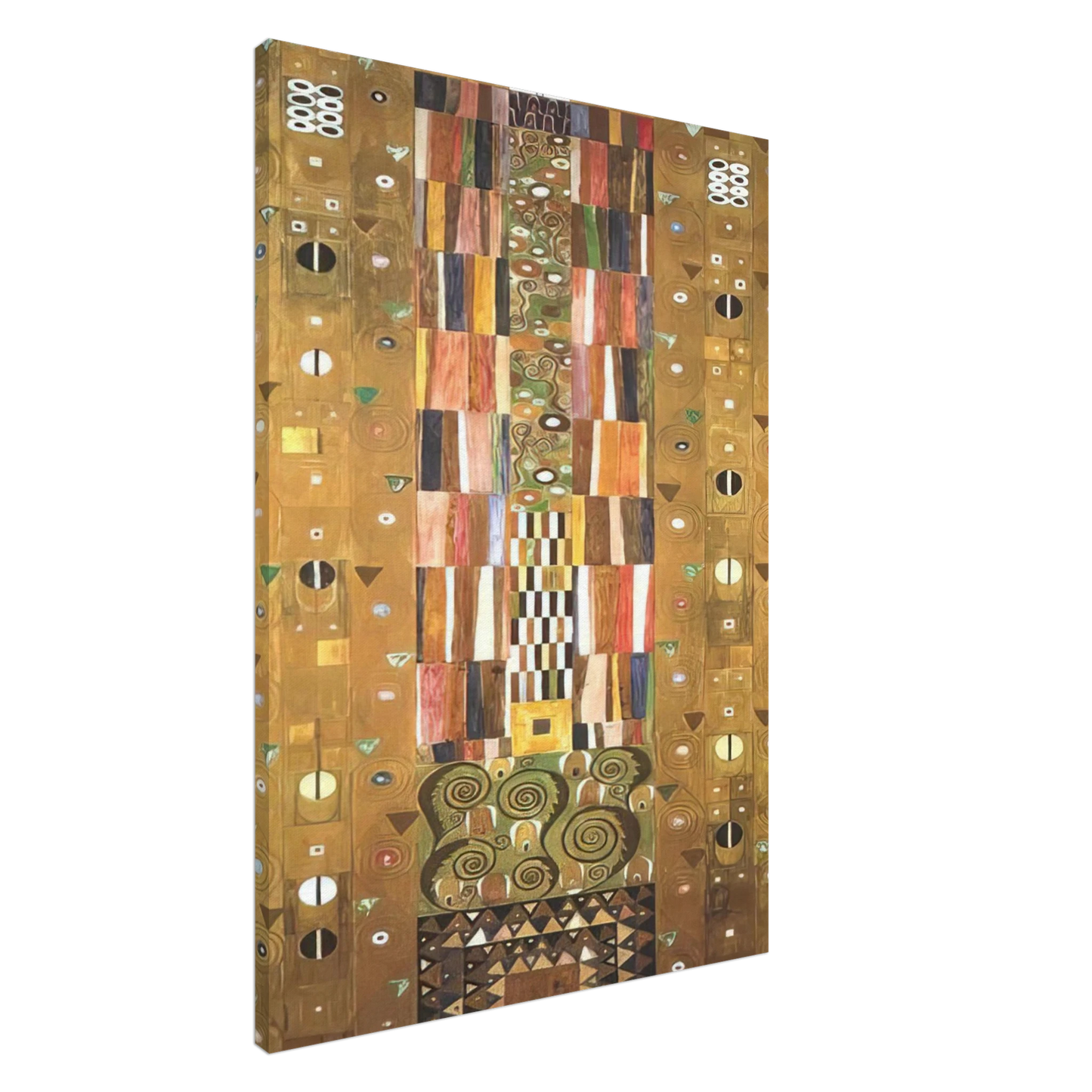 Gustav Klimt - DESIGN FOR THE STOCLETFRIES Canvas - 20x30 cm / 8x12 inches-canvas