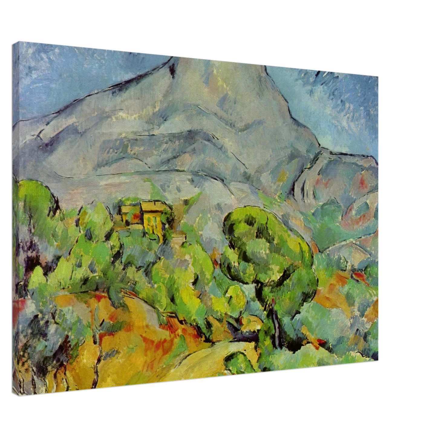 Paul Cezanne - Road near Mont Sainte-Victoire Canvas - 20x30 cm / 8x12 inches-canvas