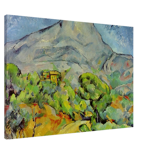 Paul Cezanne - Road near Mont Sainte-Victoire Canvas - 20x30 cm / 8x12 inches-canvas