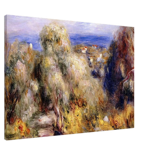 Pierre-Auguste Renoir - View of Cannet Canvas - 20x30 cm / 8x12 inches-canvas