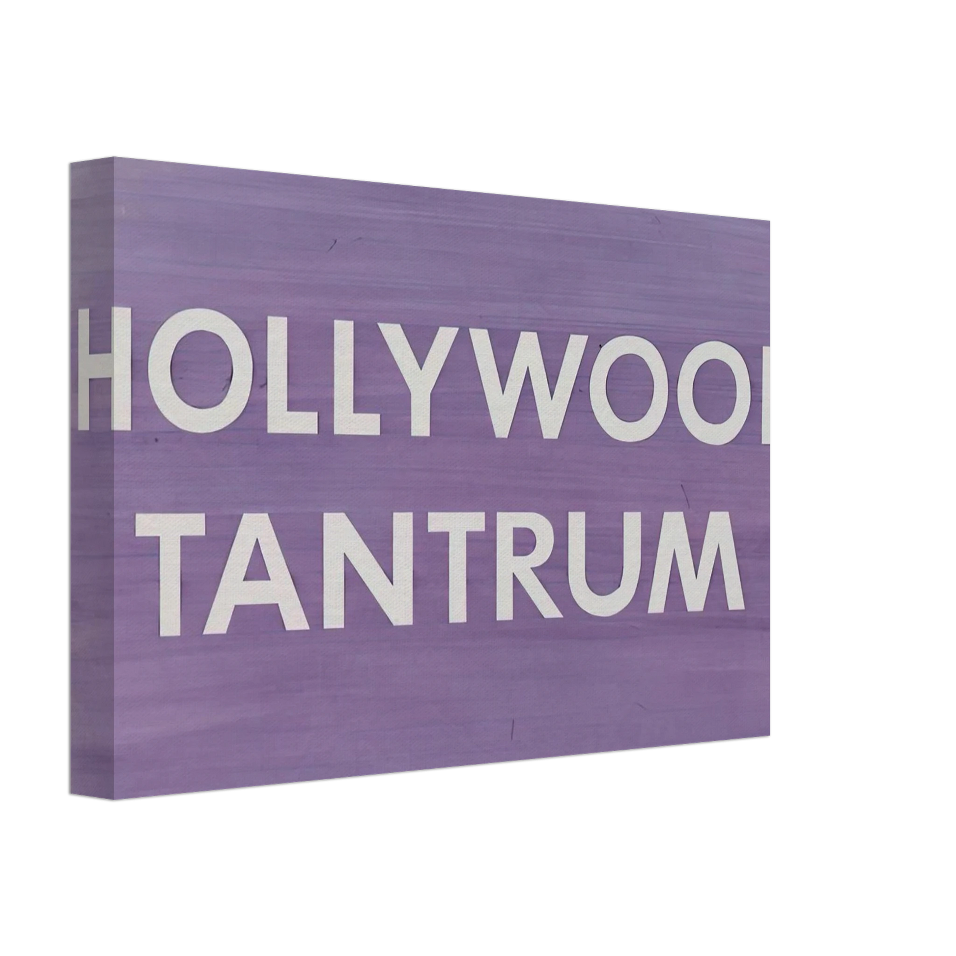 Edward Ruscha - HOLLYWOOD TANTRUM 1979 Canvas - 40x60 cm / 16x24 inches-canvas